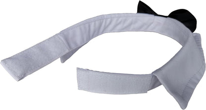 Chic Dog Necktie Tuxedo Set with Adjustable Cotton Collar for Small to Large Dogs