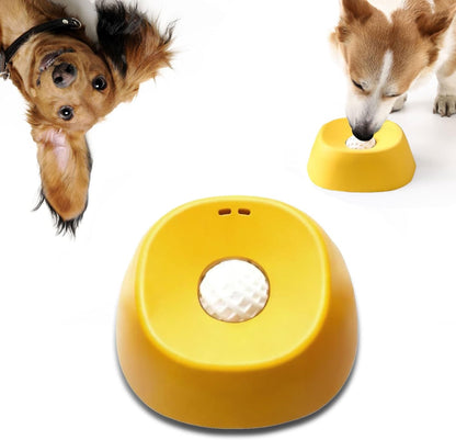 Lick and Roll Bowl for Dogs - The Ultimate No-Mess Slow Feeder for Bone Broth, Yogurt & Supplements | Perfect for Puppies, Seniors, and Post-Op Nutrition